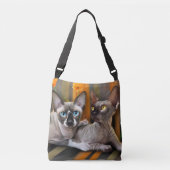 Sphynx-katten Crossbody Tas (Voorkant)