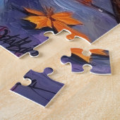 Sphynx katten gaan langs de deuren in Halloween-ko Legpuzzel (Zijkant)