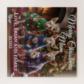 Sphynx Katten Kerst Grappige Foto Puzzel (Horizontaal)