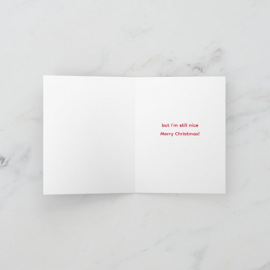 Sphynx-kerstkaart Kaart (Binnen)