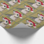 Sphynx-kerstkerstpapier Cadeaupapier (Hoek)