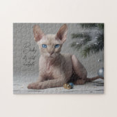 Sphynx kerstpuzzel legpuzzel (Horizontaal)