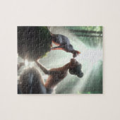 Sphynx Kissing Zeemeermin Legpuzzel (Horizontaal)