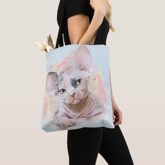 Sphynx kitten tote bag (Dichtbij)