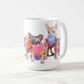 Sphynx Kittens Coffee Mok | GoSphynx.com (Voorkant rechts)