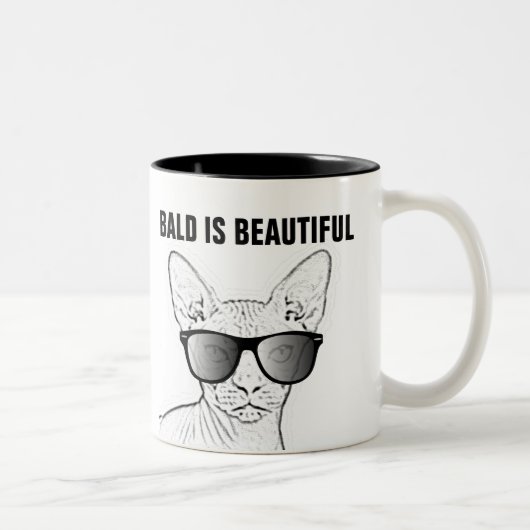 SPHYNX Koffiekreeft, Bald is prachtig Tweekleurige Koffiemok (Rechts)