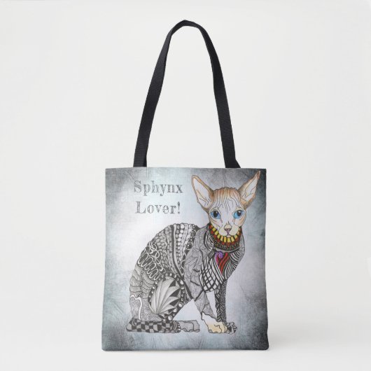 Sphynx Lover Cat Tote Bag (Voorkant)
