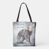 Sphynx Lover Cat Tote Bag (Achterkant)