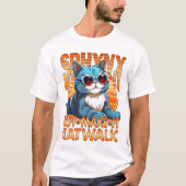 Sphynx, maar maak het catwalk t-shirt (Voorkant)