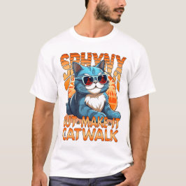 Sphynx, maar maak het catwalk t-shirt