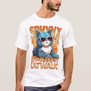Sphynx, maar maak het catwalk t-shirt