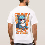 Sphynx, maar maak het catwalk t-shirt (Achterkant)