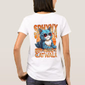 Sphynx, maar maak het catwalk. Tanktops en T-shirt (Achterkant)