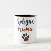 Sphynx Mama Artistic Colors Graphic