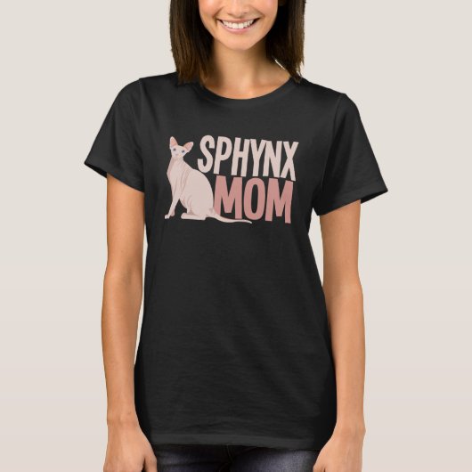 Sphynx Mama Kat T-shirt (Voorkant)