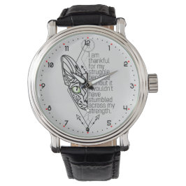 😻 Sphynx met verstand Horloge