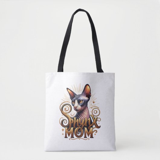 Sphynx Mom Mum Cat Lover Vrouwen Tote Bag (Voorkant)
