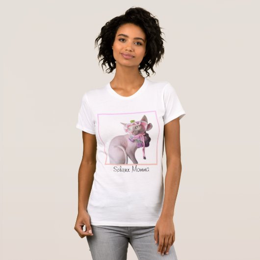 Sphynx Momma T-Shirt (Voorkant volledig)