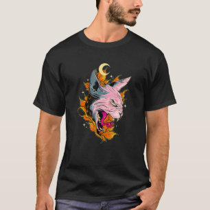 Sphynx Naakte Kat Death Metal Katachtige Dier Kat T-shirt