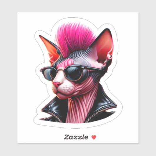 SPHYNX PUNK ROCKER 6 STICKER (Vel)
