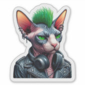 SPHYNX PUNK ROCKER 7 STICKER (Voorkant)