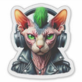 SPHYNX PUNK ROCKER 9 STICKER (Voorkant)