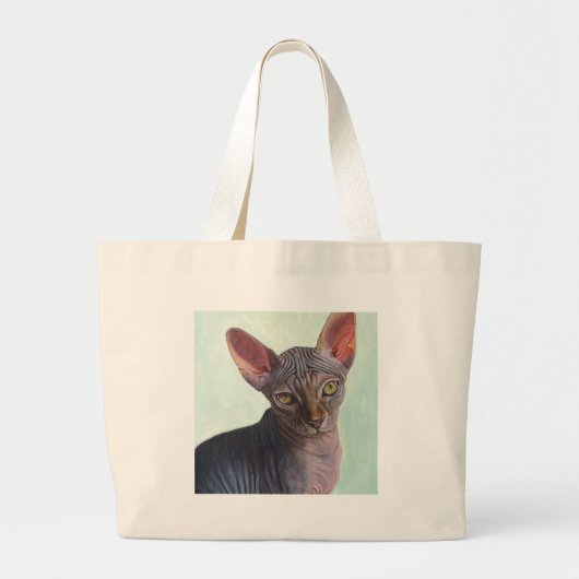Sphynx Sphinx Cat Cats Sunitha Grote Tote Bag (Voorkant)