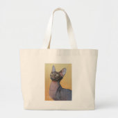 Sphynx Sphinx Cat Electra Grote Tote Bag (Voorkant)