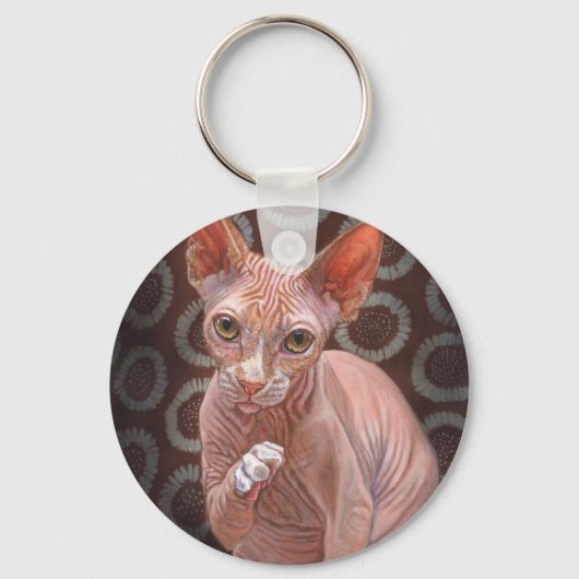 Sphynx Sphinx Cat Jack Sleutelhanger (Voorkant)