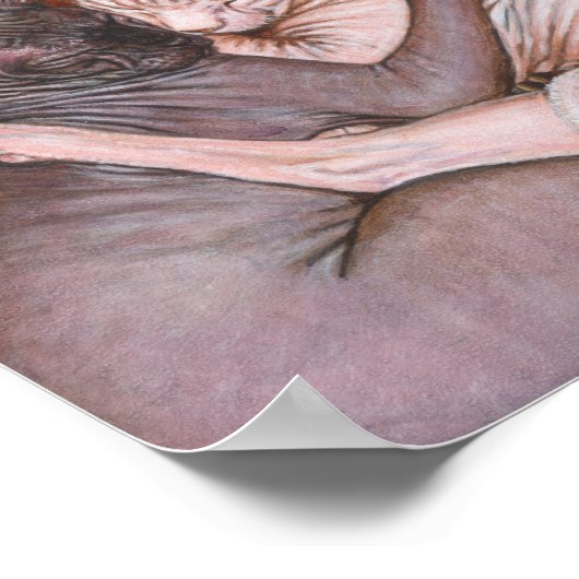 Sphynx Sphinx Cat Painting Art Poster (Hoek)
