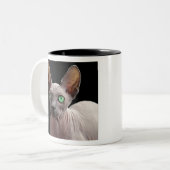 Sphynx Tweekleurige Koffiemok (Voorkant links)