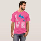 Sphyrna Hammerhead Shark Love Ocean Zee Life Fish T-shirt (Voorkant volledig)