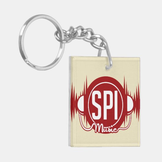 SPI-muziek Sleutelhanger (Voorkant Links)
