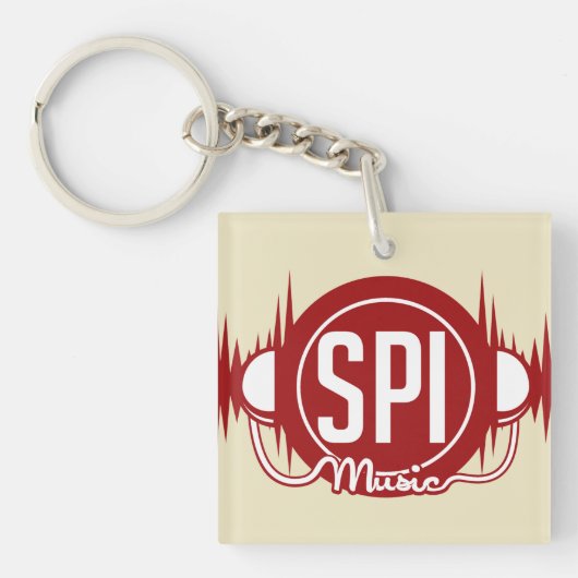 SPI-muziek Sleutelhanger (Voorkant)