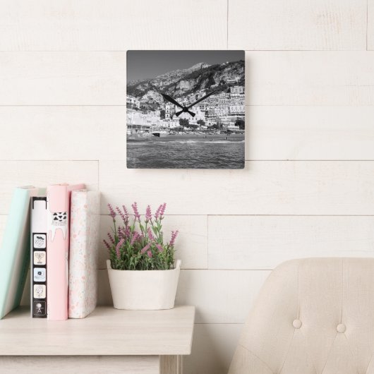 Spiaggia di Positano Marina Grande 1 - BW Vierkante Klok (Leeskamer)