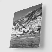 Spiaggia di Positano Marina Grande 1 - BW Vierkante Klok (Hoek)