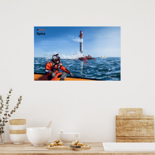 Spica-astronaut Poster (Keuken)