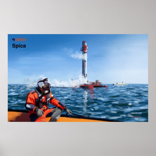 Spica-astronaut Poster (Voorkant)