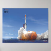 Spica-lancering Poster (Voorkant)