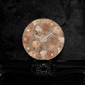  Spice Copper Roos | Perzik en verbrand Sinaasappe Ronde Klok