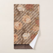  Spice Copper Roos | Rustiek kunstleer Bad Handdoek (Handdoek)