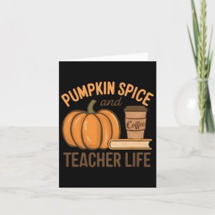 Spice en het leven van de leraar Halloween leraar Kaart