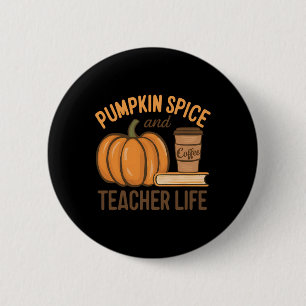 Spice en het leven van de leraar Halloween leraar Ronde Button 5,7 Cm
