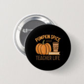 Spice en het leven van de leraar Halloween leraar Ronde Button 5,7 Cm (Voorkant /achterkant)
