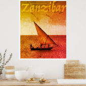 Spice Islands Zanzibar Travel Poster (Keuken)