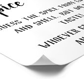 Spice It Up: Noem het Spice Vrijgezellenfeest spel Poster (Hoek)