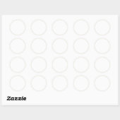 Spice jar blank whimsical border stickers met labe (Vel)