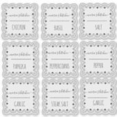 Spice-jar-decoratieve grens voor Panteringorganisa Sticker (Voorkant)