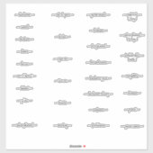 Spice Jar Labels Duits Middleast, Indië en Azië (Vel)