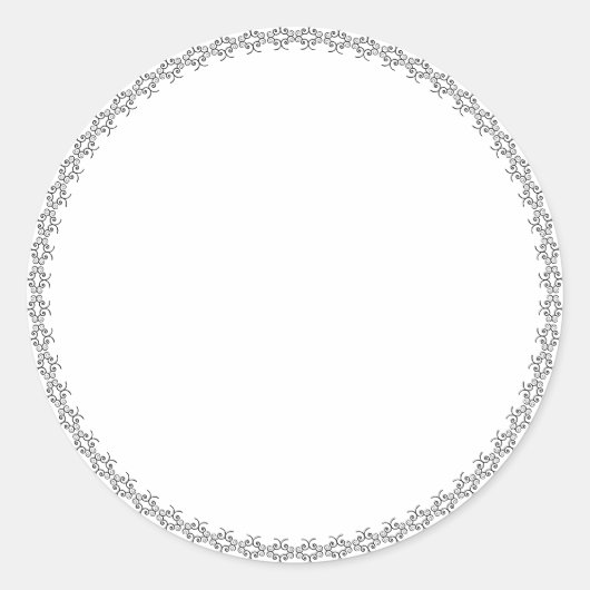 Spice jar whimsical blank round label sticker (Voorkant)